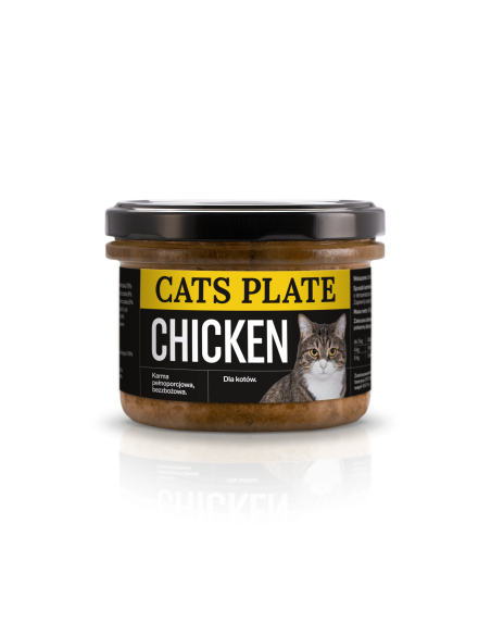 Cats Plate Chicken - Kurczak 180g