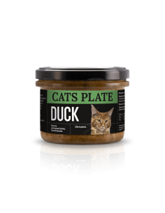 Cats Plate Duck - Kaczka i indyk 180g