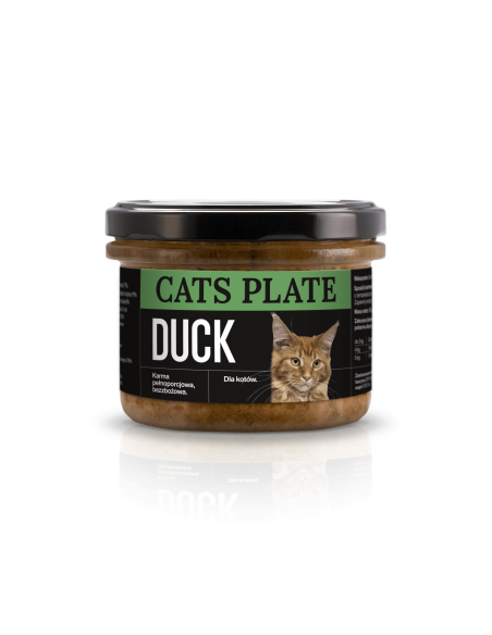 Cats Plate Duck - Kaczka i indyk 180g