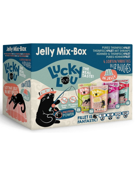 Lucky Lou Extrafood Jelly-Mix-Box Multipack w galaretce 12x70g