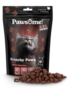 Pawsome Przysmak Crunchy Paws XXL Wołowina 150g