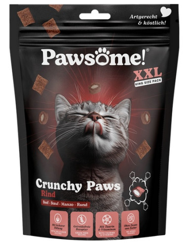 Pawsome Przysmak Crunchy Paws XXL Wołowina 150g