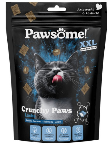 Pawsome Przysmak Crunchy Paws XXL Łosoś 150g