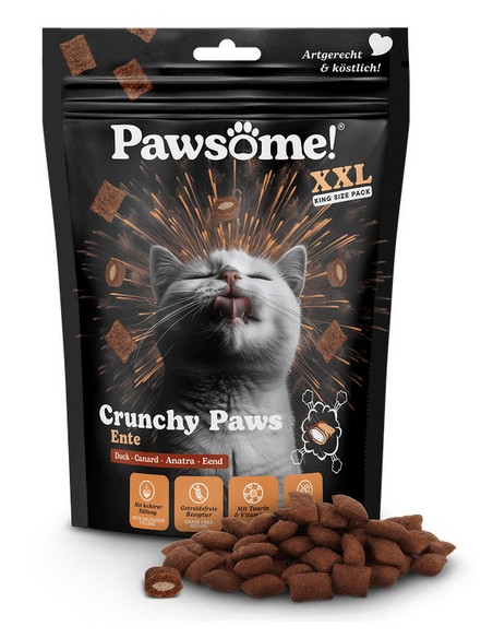 Pawsome Przysmak Crunchy Paws XXL Kaczka 150g