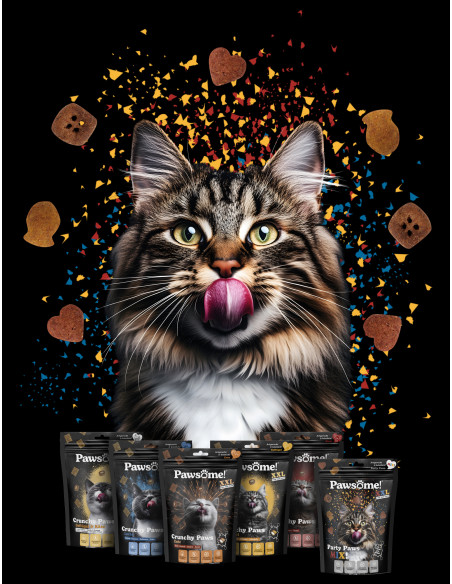 Pawsome Przysmak Crunchy Paws XXL Kaczka 150g