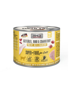 MAC's Cat Drób, wołowina z żurawiną 200g