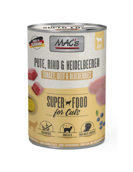 MAC's Cat Indyk wołowina i borówka 400g