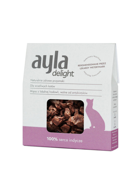 Ayla Cat Przysmaki liofilizowane - Serca indycze