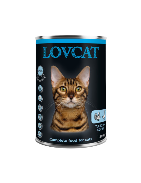 LOVCAT Best Turkey & Goose - Indyk z gęsią 400g