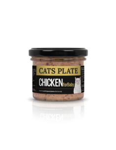 Cats Plate For Baby - Kurczak 100g