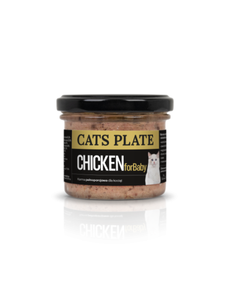 Cats Plate For Baby - Kurczak 100g