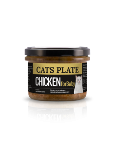 Cats Plate For Baby - Kurczak 180g