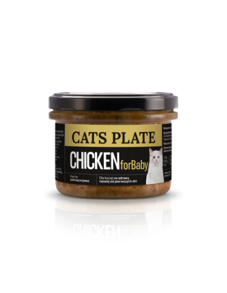 Cats Plate For Baby - Kurczak 180g