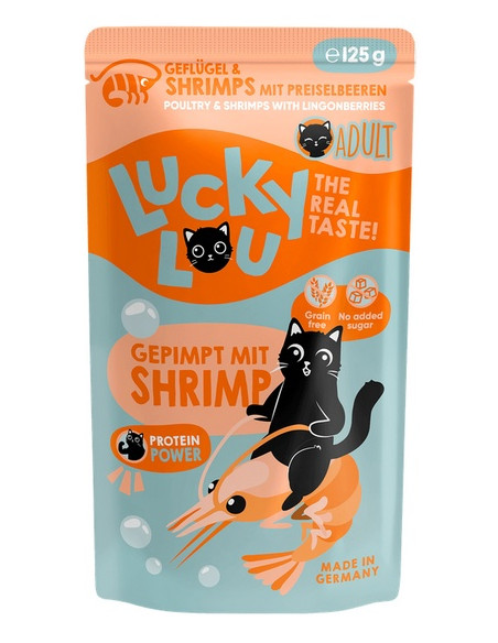 Lucky Lou Lifestage Adult Drób i krewetki 125g
