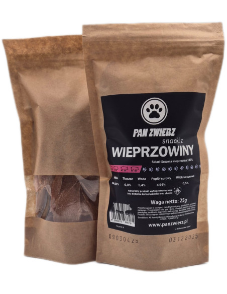 Pan Zwierz - 100% mięsa - Wieprzowina 25g