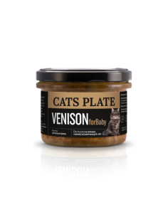 Cats Plate For Baby - Dziczyzna 180g