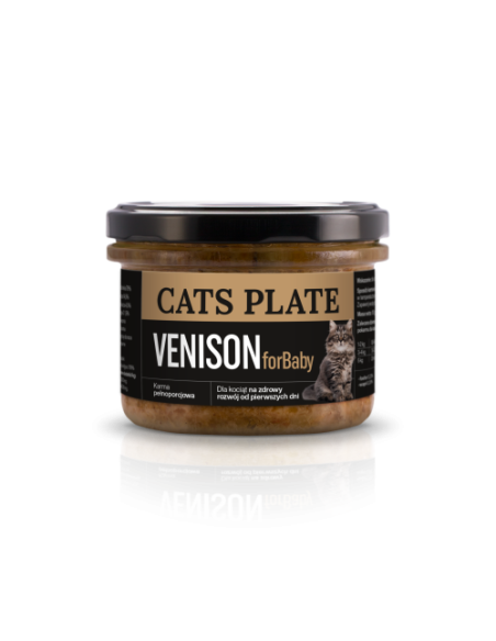 Cats Plate For Baby - Dziczyzna 180g