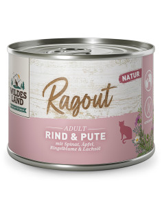 Wildes Land Cat Ragout Rind Pute - Wołowina z indykiem 180g