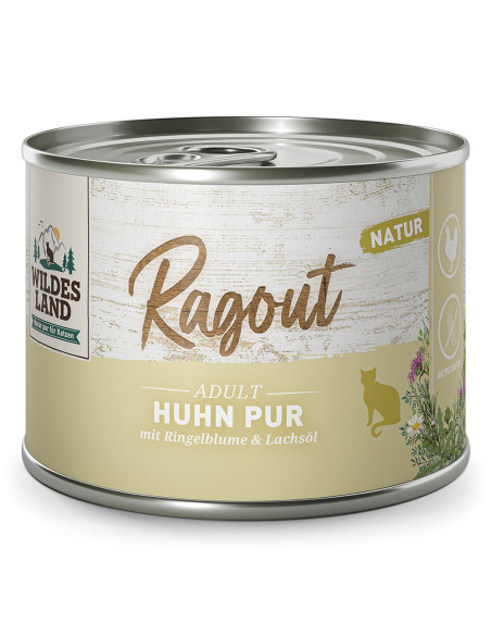 Wildes Land Cat Ragout Huhn Pur - Kurczak 180g