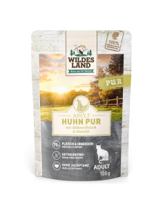 Wildes Land Cat Pur Huhn - Kurczak z olejem z krokosza 100g