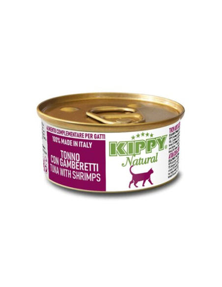 Kippy Natural Tuńczyk z krewetkami w sosie 70g