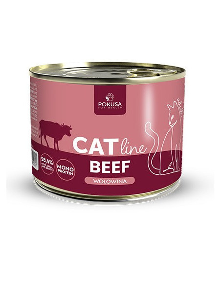 Pokusa CatLine - Wołowina 200 g