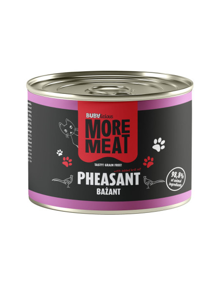 BUBAlicious More Meat Mono Bażant 185g