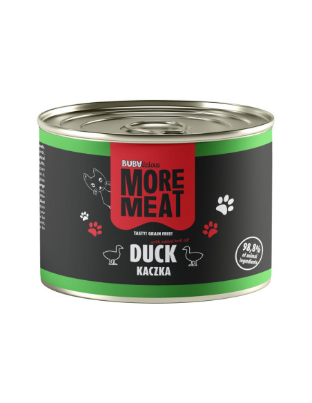 BUBAlicious More Meat Mono Kaczka 185g