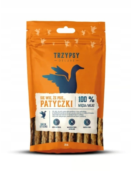 TRZYPSY Deluxe Patyczki z kaczki 70g