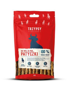 TRZYPSY Deluxe Patyczki z wołowiny 70g