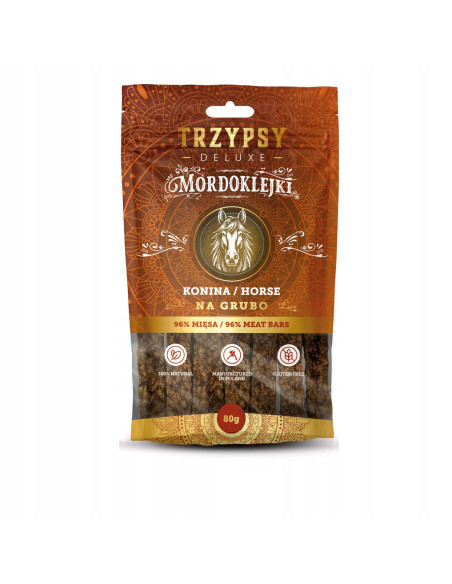 TRZYPSY Deluxe Mordoklejki Na Grubo z Koniny 80g