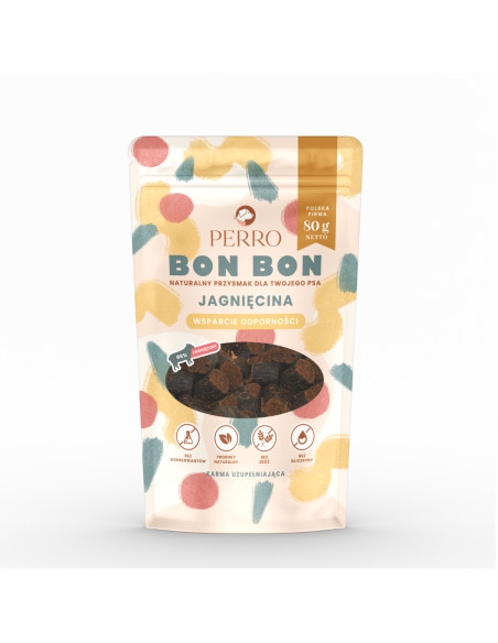 Perro BON BON Wsparcie odporności - Jagnięcina 80g