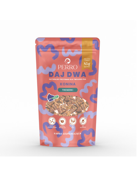 Perro DAJ DWA Trenerki - Konina 85g