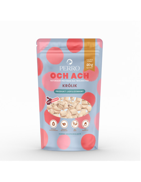 Perro OCH ACH Przysmaki liofilizowane - Królik 40g