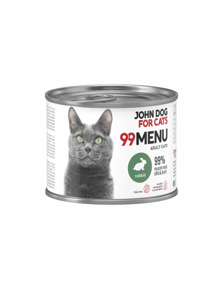 John Dog for Cats 99 MENU - Królik 200g