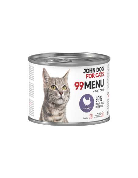 John Dog for Cats 99 MENU - Indyk 200g