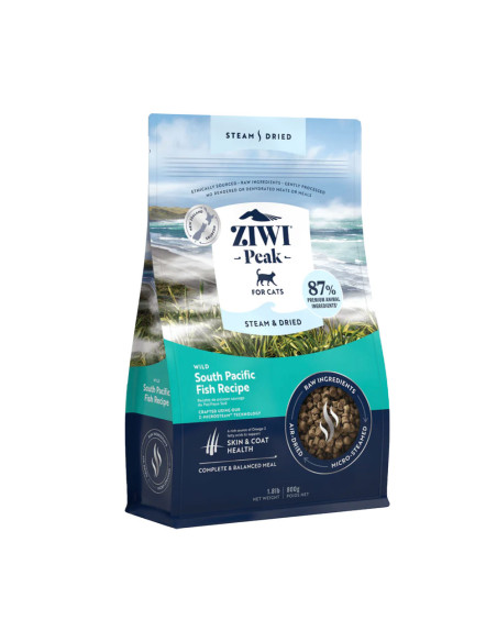 Ziwi Peak Cat Steam & Dried - Dzikie Ryby z południowego pacyfiku 800g