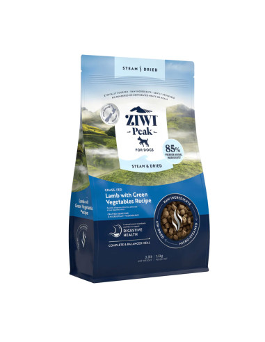 Ziwi Peak Dog Steam & Dried - Jagnięcina z zielonymi warzywami 800g