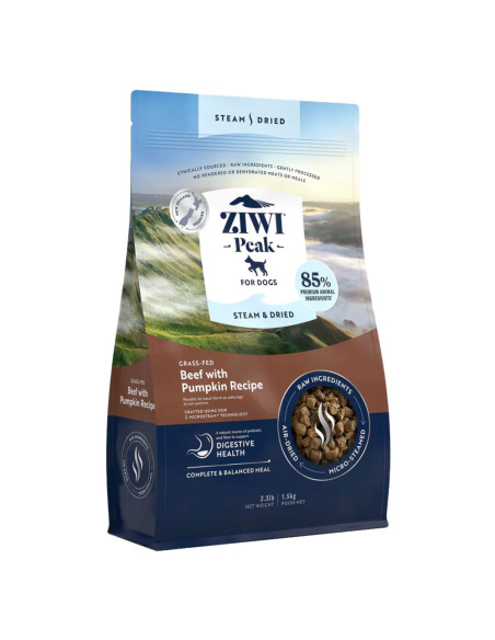 Ziwi Peak Dog Steam & Dried - Wołowina z dynią 800g