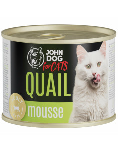 John Dog for Cats Mus - Przepiórka 200g