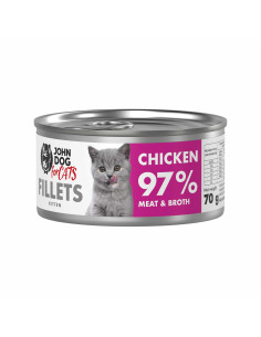 John Dog for Cats Kitten Filety - Kurczak 70g