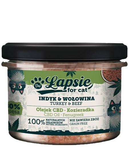 Łapsie - Wołowina i indyk 200g