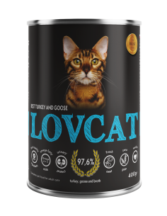 LOVCAT Best Turkey & Goose - Indyk z gęsią 400g 2