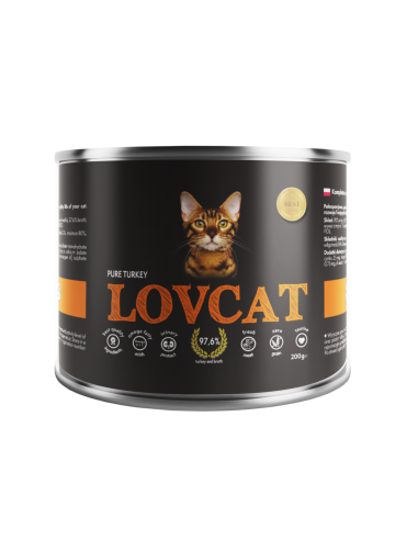 LOVCAT Pure Turkey - Indyk 200g