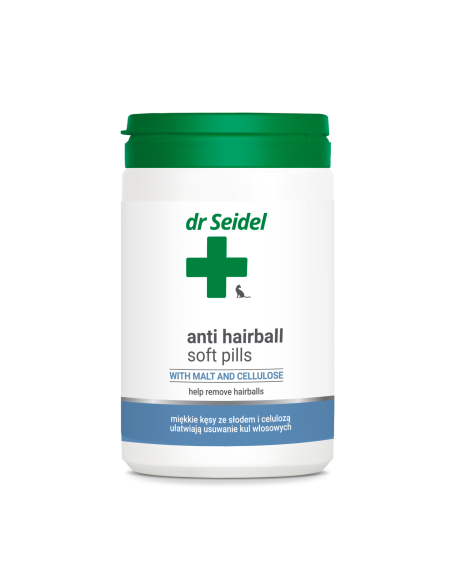 dr Seidel - Anti hairball Soft Pills Miękkie kęsy na kule włosowe 225g