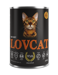 LOVCAT Pure Turkey - Indyk 400g 2