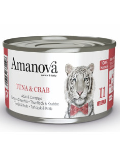 Amanova Cat Tuna & Crab - Tuńczyk i krab w galaretce 70g