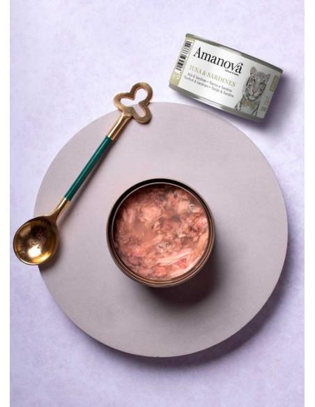 Amanova Cat Tuna & Sardines - Tuńczyk i sardynki w galaretce 70g