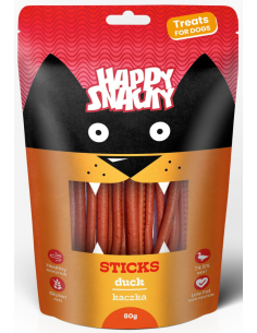 HAPPY SNACKY Paski z kaczki 80g
