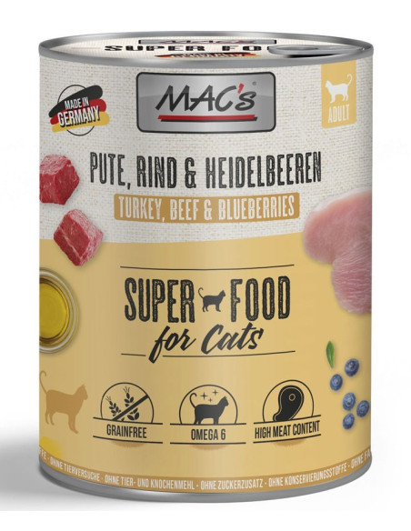 MAC's Cat Indyk wołowina i borówka 800g